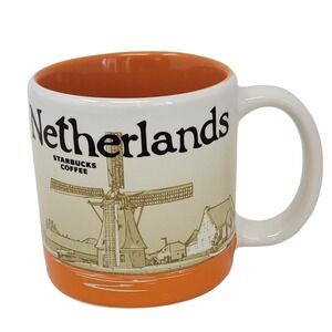 Starbucks Netherlands 3oz Demitasse Mug Espresso Global Collector Series 2017‎